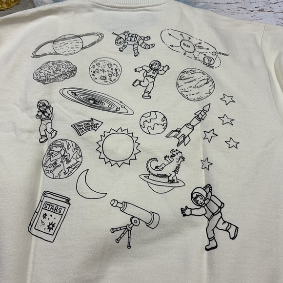 NWT Urban Outfitters Desert Dreamer The Magic School Bus Space Tour Crewneck - Picture 9 of 10
